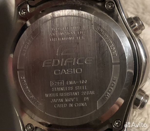 Часы наручные мужские Casio Edifice