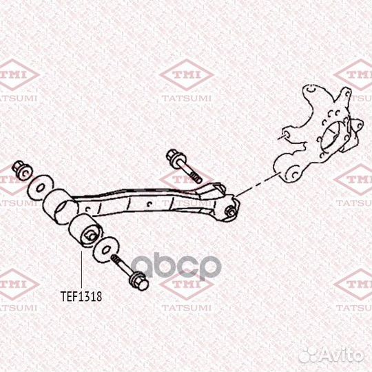 Сайлентблок заднего продольного рычага TEF1318