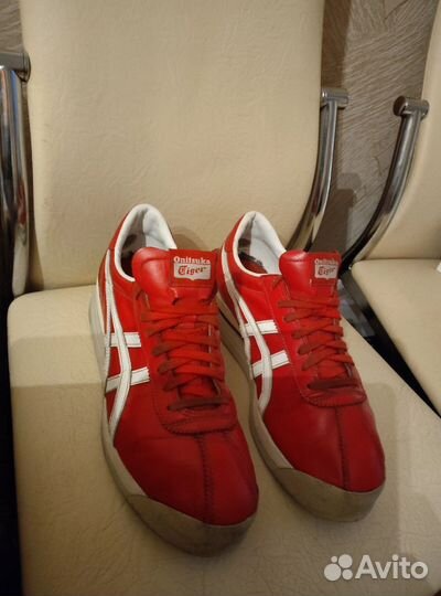 Кеды asics tiger Кожа