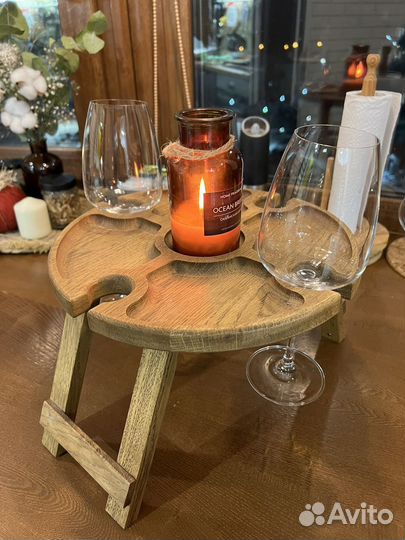 Винный столик менажница