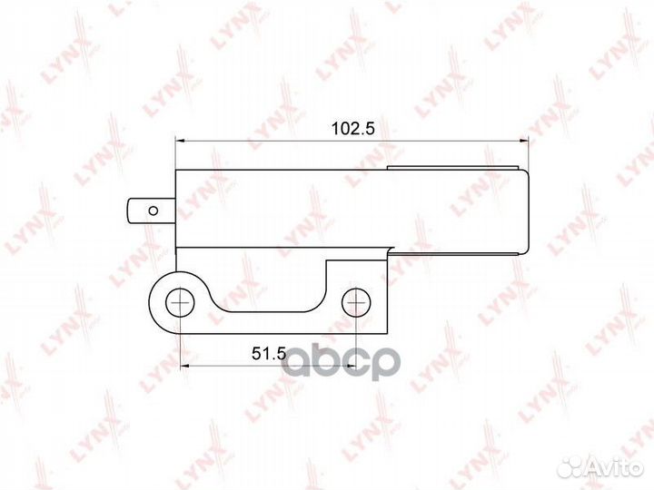 Натяжитель гидравлический / грм mitsubishi Paje