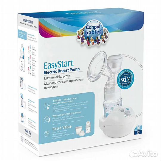 Молокоотсос электрический EasyStart Canpol babies