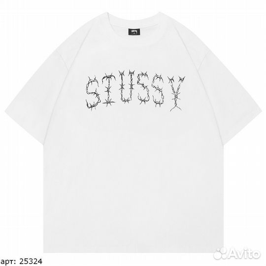 Футболка Stussy prison белая