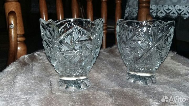 Хрустальные вазочки
