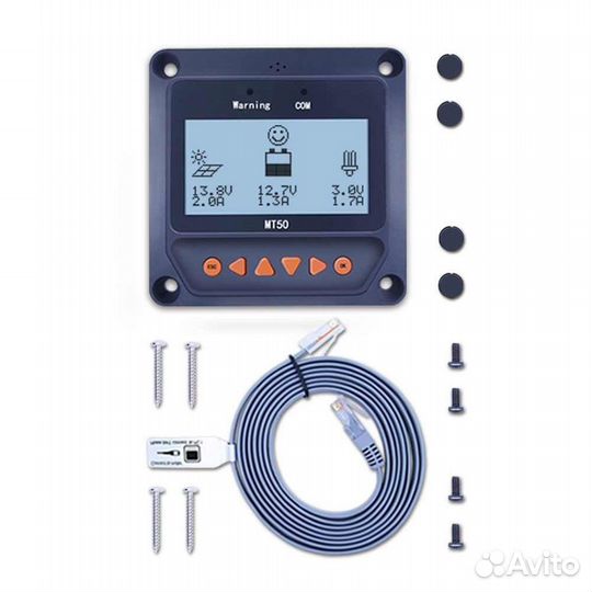 Цифровой дисплей для контроллера заряда MT-50 с ка