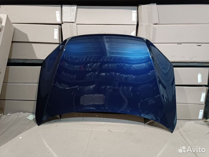 Капот лада гранта - калина 2 синий (персей) 429