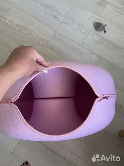 На доставке Бублик лежанка для кошек войлок
