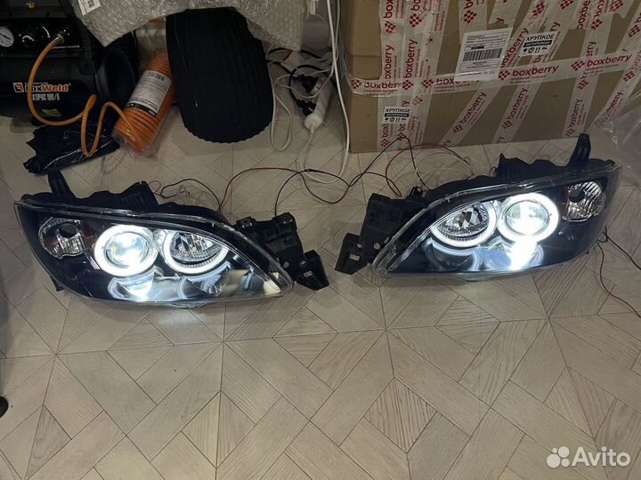 Фары mazda 3 bk bi LED