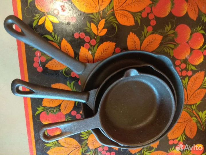 Сковороды 14см.,16см., 19.5см.,мини