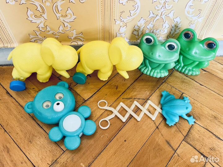 Игрушки пластмассовые СССР