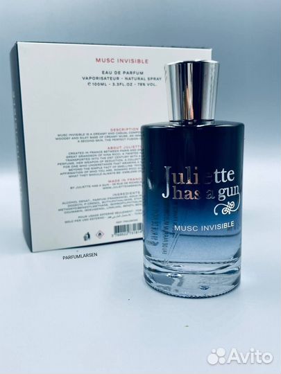 Juliette Has A Gun Musc Invisible 100 ml