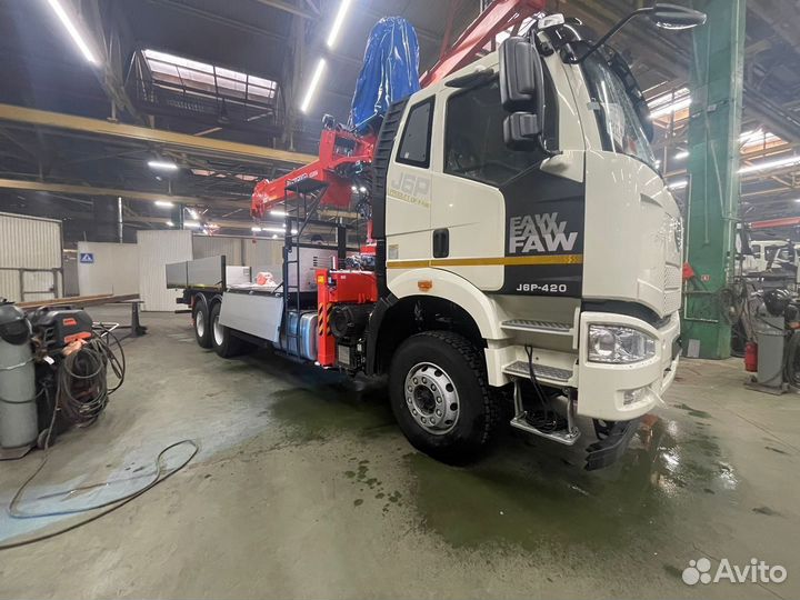 FAW J6 3250 с КМУ, 2024