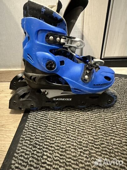 Роликовые коньки раздвижные 34-37