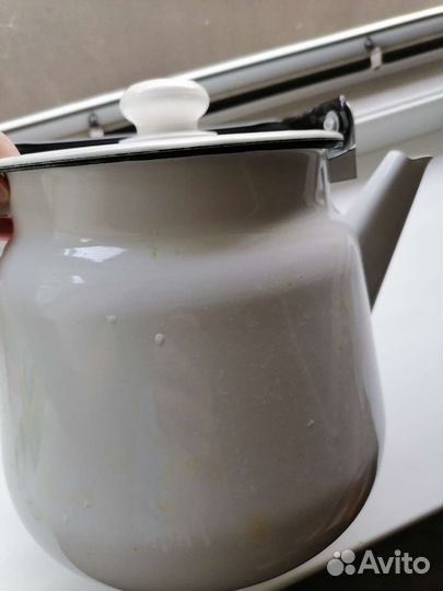 Чайник эмалированный железный