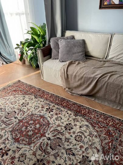 Ковер иранский ручной узелковый 204/152 шерст/шелк