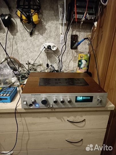 Усилитель радиотехника у- 7101 стерео. Обслужен