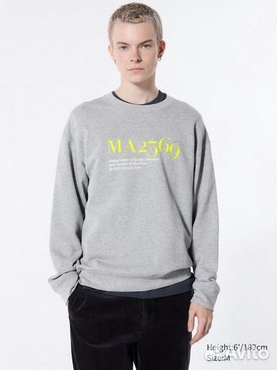 Свитшот louvre archive ut Uniqlo Рзм S(46) Новый с