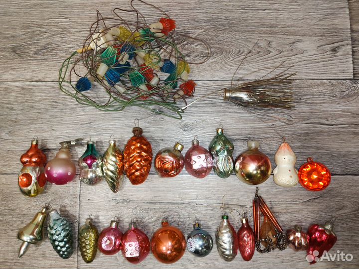 Игрушки елочные СССР