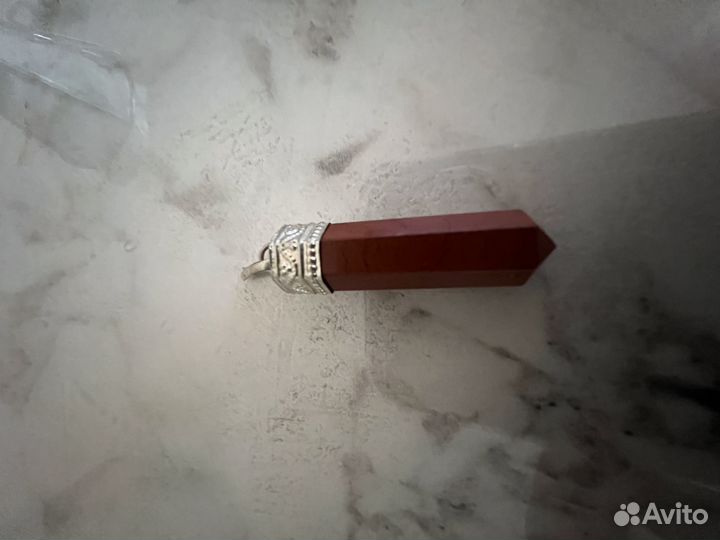 Сердолик подвеска кристалл