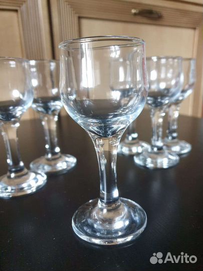 Рюмки коньячные, набор 6 шт, новые
