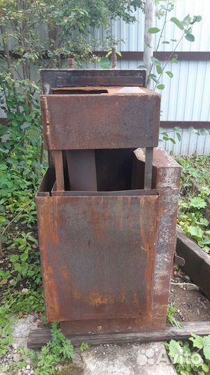 Печь для бани с нержавеющим баком на 100литров