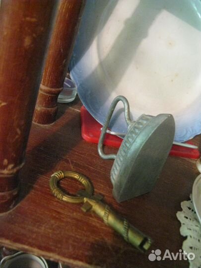 Утюжок для манжет и ключ латунь СССР