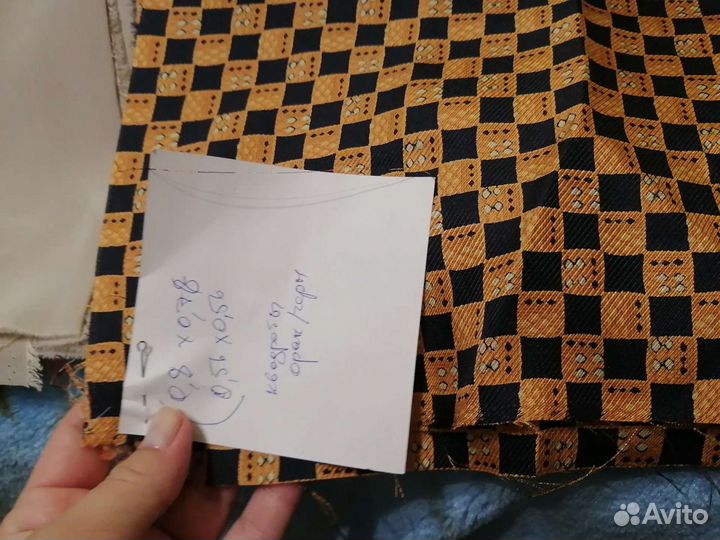 Ткань Шелк Твил Отрезы. Италия