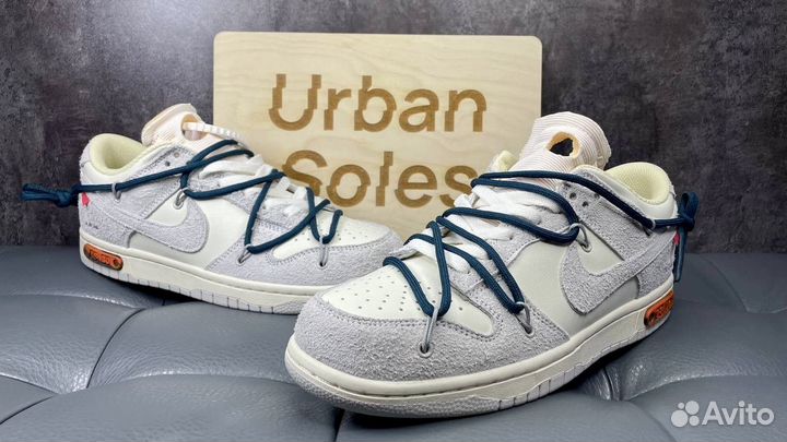 Nike Dunk Low Off White Мужские Кроссовки