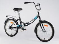 Велосипед sitis point 20" (2024) Black-Grey-Blue