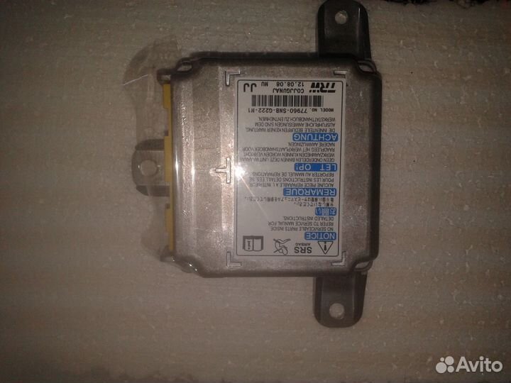 Блок SRS Honda Civic 77960-Snb-g22