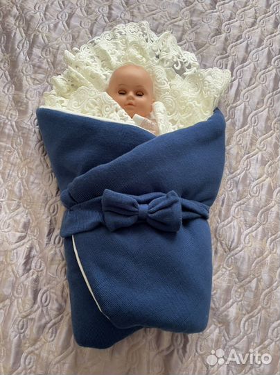 Конверт на выписку зимний для мальчика