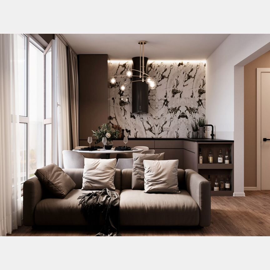 2-к. квартира, 65,8 м², 2/12 эт.