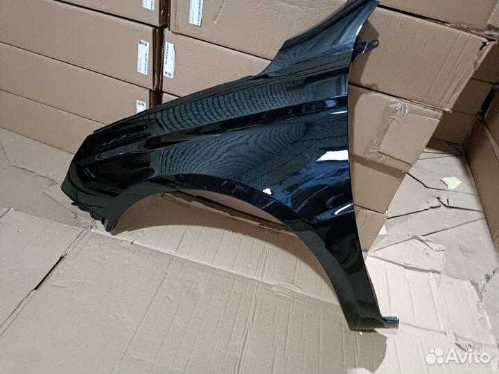Крыло левое Лада Веста черный - черная жемчужина