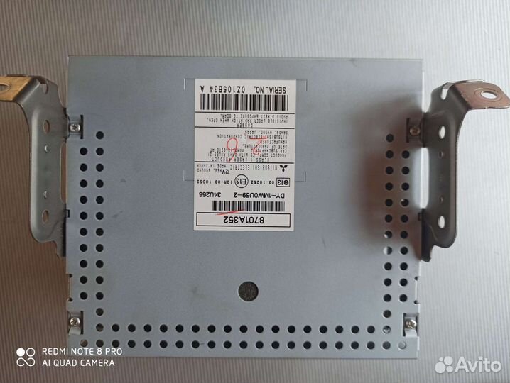 Автомагнитола Mitsubishi Lancer X (оригинал)