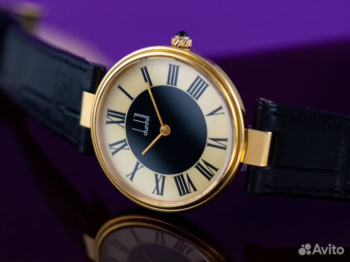 Оригинал Dunhill Культовая модель Серебро Кварц