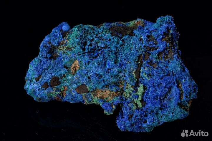 Азурит, малахит, гётит. Лот №940