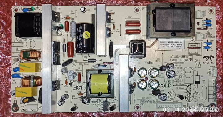 Блок питания для телевизоров AY116L-4HF02