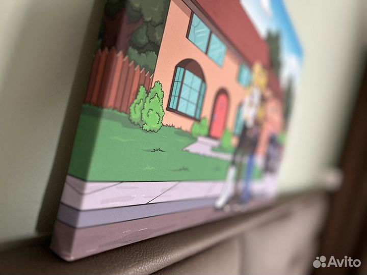 Картина в стиле Simpson’s