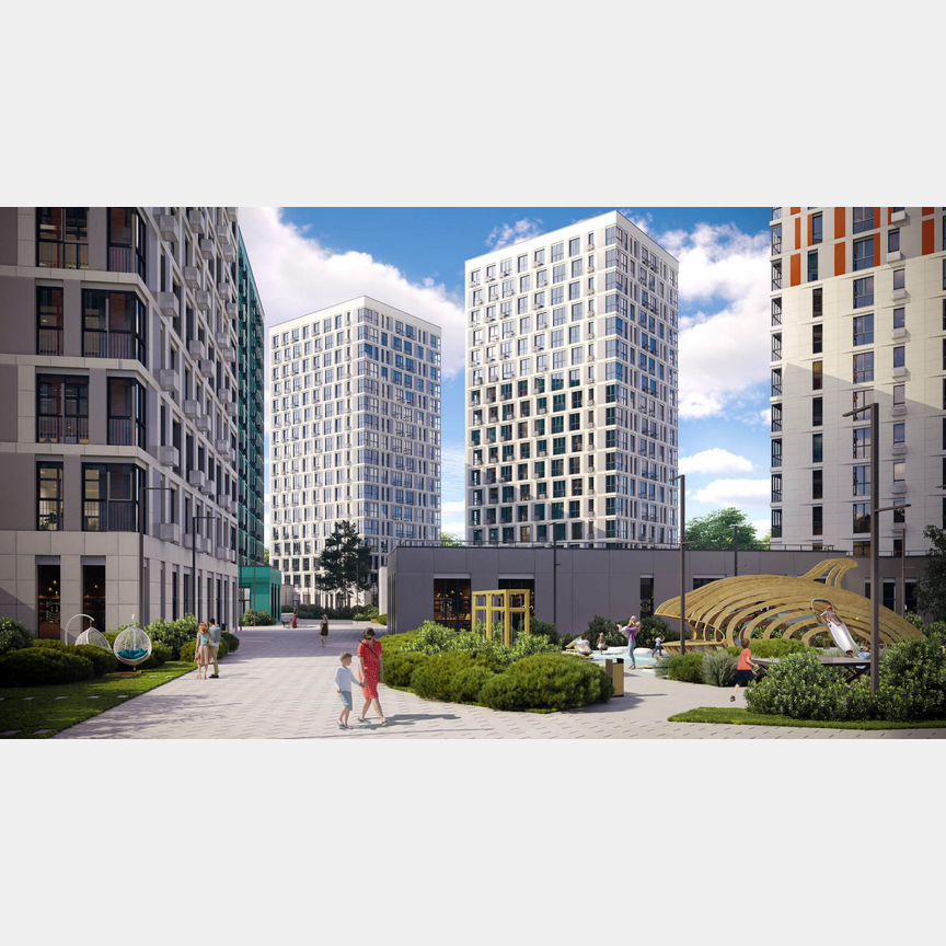 2-к. квартира, 46 м², 4/14 эт.