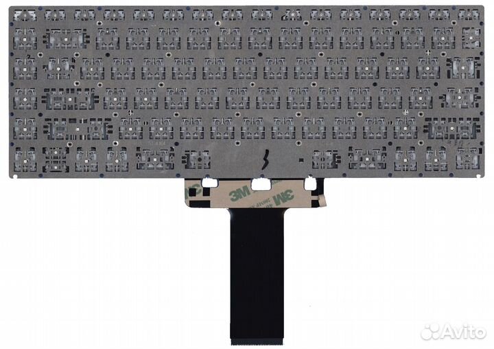 Клавиатура HP 14-bs016ur серебристая, с подсветкой