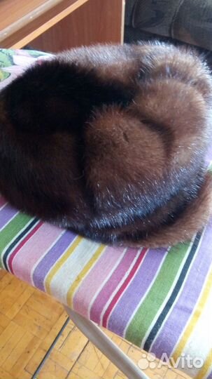 Шапка норковая женская