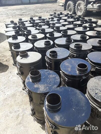 Буржуйки чугунные в консервационной мастике СССР