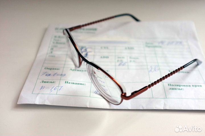 Очки для зрения медицинские: -8.5, расстояние 66