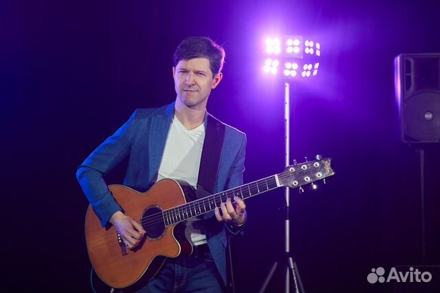 Гитарист с живым вокалом на праздник, мероприятие