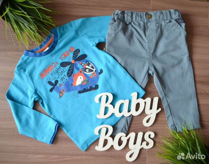 Фирменные вещи на мальчика 0-12 мес