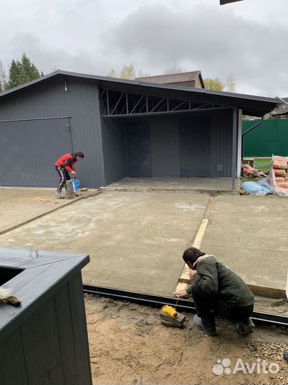 Бетонные работы фундамент