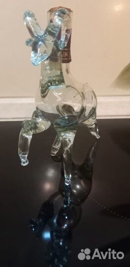 Фигурная бутылка из-под коньяка в виде животного