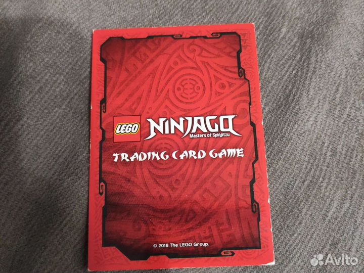 Коллекционные карточка lego ninja
