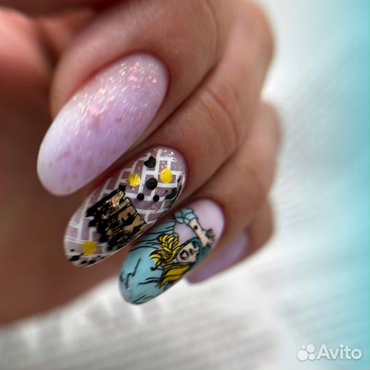 Маникюр с покрытием гель лак