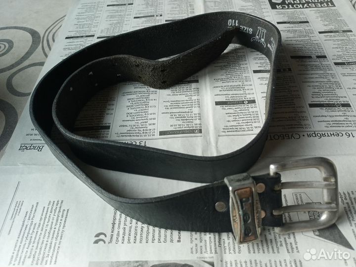 Мужской кожаный ремень